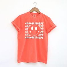 This trendy oversized unisex short sleeve graphic tee from Simply Sage Market is sure to make a great addition to any wardrobe. These tees are true to size. For a stylish oversized look, size up. Short Sleeve Happy Smiley Face, Tractor Supply, Choose Happy, Unisex Shorts, Smiley Face, Dye T Shirt, Tractor, Smiley, Graphic Tee