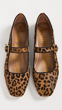 Find SAM EDELMAN Michaela Leopard Ballet Flats on Editorialist. Upper: Dyed haircalf (cow), from Vietnam. Gold-tone hardware. Cushioned leather footbed. Buckle strap. Square toe. Man-made sole. Imported, China. This item cannot be gift-boxed. Leopard Ballet Flats Outfit, Ohio State Outfit, Thrifting Ideas, Leopard Ballet Flats, Ballet Flats Outfit, Chic Flats, Flats Outfit, Leopard Flats, Thrift Inspo