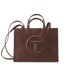 Brand New Brown Medium Telfar Bag. Never Worn, Still Has Tag On It. Willing To Negotiate Price! Telfar Brown, Telfar Bags, Branded Shopping Bags, Telfar Bag, Purple Backpack, Handbag For Women, Cotton Drawstring Bags, 2021 Fashion, Luxury Designer Handbags