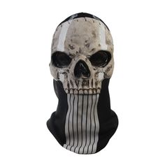 PRICES MAY VARY. 【SCARY SKULL MASK】- Creepy halloween skull masks for adults. You can put it on Halloween or on a themed photo shoot. Suitable for any clothing. Soft flexible material version and Hard material version are available. Perfect for Halloween Masquerade Partie, Gifts, Costume Parties, Carnival, Christmas, Easter, New Years Eve Party. 【NOVELTY DESIGN】- The design inspiration is the Hot Shooting game Ghost,the skull mask is based on the mask worn by the characters in the games. 【SAFE A Cod Ghost Mask, Call Of Duty Ghost, Cod Ghost, Ghost Mask, Scary Halloween Masks, Skeleton Mask, Mascaras Halloween, Cosplay Helmet, Ghost Skull