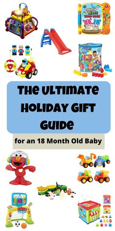 Our list of the best toys for 18 month old babies will save you a lot of time and research. It includes age appropriate, fun and safe toys for your infant along with developmental toys. Gift them for baby's first Christmas or any other occasion. Gifts for Baby| Toys for Baby| Developmental Toys| Learning Toys for Baby| The best gift| Best Toy Ideas for 18 Month Old Babies| Best Gift Ideas|