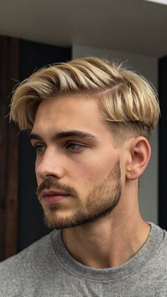 Explore 43 Trending Blonde Hairstyles Men Can Rock in 2024: From Short Curly to Long Straight Blonde Waves, Professional Tips, Glossy Hair, Dark Shades, Care Tips