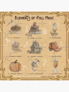 Magic Illustration, Fall Magic, Citation Art, Autumn Witch