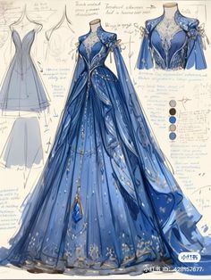 #fantasy Otto Hightower, Short Sleeve Wedding Dress, Fashion Sketches Dresses