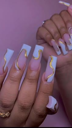 Nail Ideas Black Women, Summer Nails Black Women, Dominican Nails, Classy Acrylic, Girly Acrylic Nails