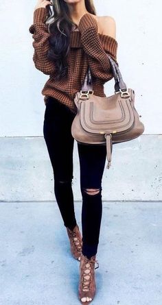 Woman's Fall Fashion Outfit Idea. #ShopStyle #shopthelook #MyShopStyle #FallStyle #WomansFashion #FallFashion #ad 15 Outfits, Winter Date Night Outfits, Chique Outfits, Girl Couple, Casual Styles, Outfits Black, Outfit Black, Victoria Secrets, Brunch Outfit