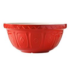 Stir some color into your kitchen with the Mason Cash Color Mix mixing bowl range. Made from chip resistant earthenware, the bowl counters the tendency to move during manual mixing and the patterned exterior helps grip the bowl. L 290 mm x W 290 mm x H 140 mm Care & Use Microwave SafeDishwasher Safe Outer Pattern, Plastic Mixing Bowls, Ceramic Mixing Bowls, Stainless Steel Mixing Bowls, Mason Cash, Glass Mixing Bowls, Batter Bowl, Vintage Farmhouse Kitchen, Mixing Bowls Set