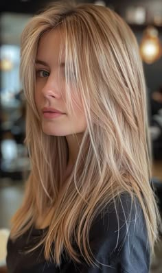 Strawberry Blonde Hair, Hair 2024, Haircuts Straight Hair, Long Blonde, Long Blonde Hair