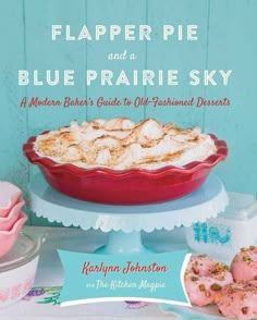 the cover of flapper pie and a blue prairie sky