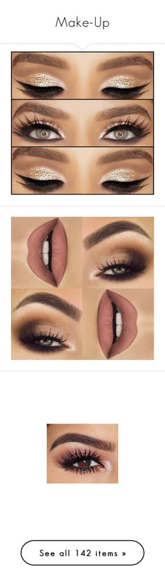 "Make-Up" by jo-ellehadi ❤ liked on Polyvore featuring beauty products, makeup, eye makeup, eyes, lips, beauty, hair and makeup, nail care, eyebrow makeup and brow makeup Gorgeous Wedding Makeup, Wedding Hairstyles And Makeup, Eye Brow, Brow Makeup