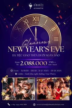 the new year's eve party flyer