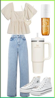 Cute Church Outfits, Simple Outfits For School, Cute Modest Outfits, Cream Aesthetic, Trendy Outfits For Teens, Everyday Fashion Outfits, Casual School Outfits