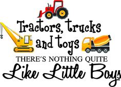 tractors, trucks and toys there's nothing quite like little boys by the graphics studio