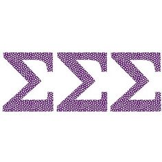 the word zzzk is made up of small dots in purple and white colors