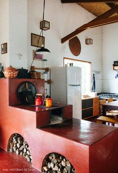 the kitchen is clean and ready to be used as a cooking area for dinner guests