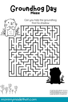 Add some fun to Groundhog Day with these free printable maze worksheets! Perfect for preschool, kindergarten, and elementary students, these activities are a great way to develop problem-solving skills while celebrating this quirky February holiday. Easy to download and print for classrooms or home.