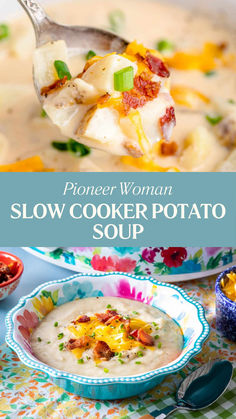 Pioneer Woman Slow Cooker Potato Soup Pioneer Woman Potato Soup Ree Drummond, Pioneer Woman Baked Potato Soup, Pioneer Woman Loaded Potato Soup, Easy Potato Soup Crock Pot Slow Cooker, Best Slow Cooker Potato Soup, La Madeleine Potato Soup, Crockpot Potato Soup Paula Deen, Potato Soup Slow Cooker Recipes, Slow Cooker Potato Soup Recipes