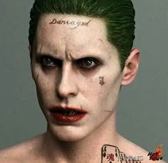 Oh my! Jared Leto Joker, Halloween Make-up Looks, Leto Joker, Female Joker, Joker Halloween, Der Joker, Joker Makeup, Harley Quinn And Joker, Joker Costume