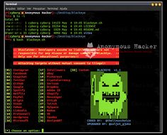 an image of a computer screen with the text,'anonymous hacker'on it