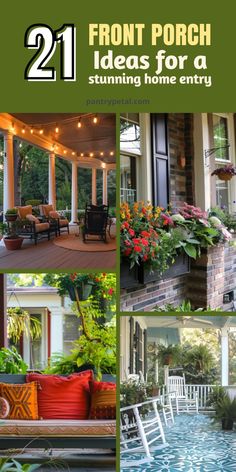 front porch ideas for a stunning home energy efficient and easy to do in the back yard