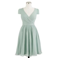 Mirabelle dress in silk chiffon : bridesmaid & party dresses | J.Crew Bridesmaid Dress Shoes, Bridesmaid Colors, Dreamy Dress, Silk Chiffon, Pretty Outfits, Dress To Impress, Hair Hair, J Crew