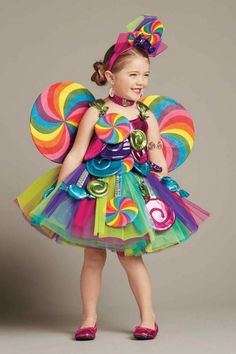 Fairy Costume For Girl, Candy Fairy, Candy Girls, Candy Costumes, Black Halloween Dress, Candyland Party, Unique Halloween Costumes, Candy Girl