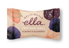 an image of a bar that is made with almond and blueberry flavored chocolate