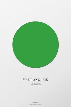 a green circle with the words vert angaiss on it