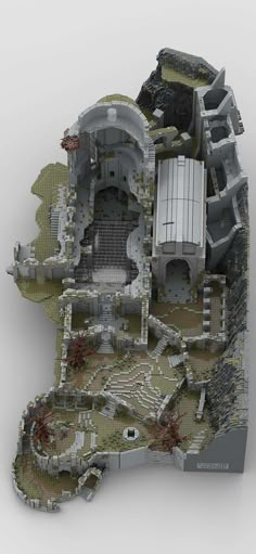 an image of a model of a castle