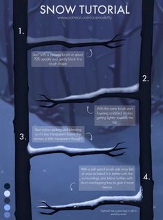 an info sheet showing how to use snow in the wintertime, with instructions on how to