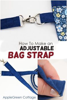 how to make an adjustable bag strap