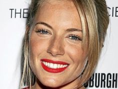 Tan skin + red lips. Sienna Miller Makeup, Sienna Miller, Tan Skin, Festival Wedding, Girl Crushes, Beauty Inspiration, Red Lips, Beauty Makeup