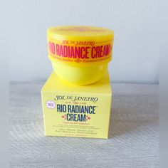 Includes Sol De Janeiro Rio Radiance Illuminating Body Cream Size: 8.1 Fl Oz / 240 Ml Limited Edition And No Longer Sold Rio Radiance, Basic Skin Care Routine, Preppy Stuff, Skin Care Makeup, Amazing Life Hacks