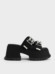 Sepatu Platform, Eyewear Chain, Dr Shoes, Wedge Mules, Judy Hopps, Funky Shoes, Nylons Heels, Shoe Inspo, Aesthetic Shoes