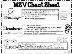 the worksheet for teaching students to read and write their own text, which is also