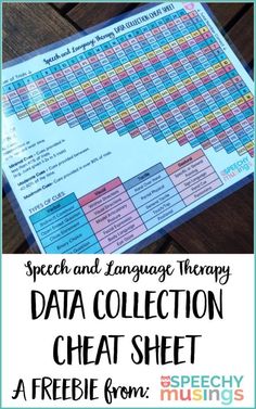 Meet The Slp Template, Speech Therapy Data Collection, Slp Organization, Speech And Language Therapy, Articulation Therapy, School Slp