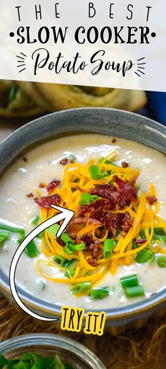 the best slow cooker potato soup recipe