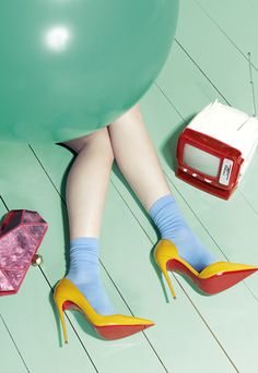 Igor Ouvaroff / Editorial Shoes Editorial, Guy Bourdin, Roger Vivier, Fashion Photography Editorial, On The Floor, Mode Inspiration, The Floor, Primavera Estate