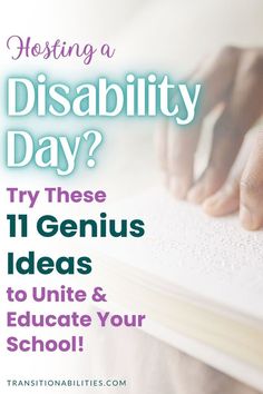 What makes a successful schoolwide Disability Day? Delve into meticulous activity planning, embracing inclusive practices, and robust community engagement. These foundational strategies help cultivate a nurturing, supportive atmosphere, honoring neurodiversity and individual brilliance. Engage peers, educators, and communities in transformative dialogue and action. Save this for educational content, strategies for community inclusivity, and empowerment through awareness. Disabilities Activities, Professional Development Activities, Passive Programs, School Transition, College Event, Post Secondary Education, Inclusion Classroom, Education Information