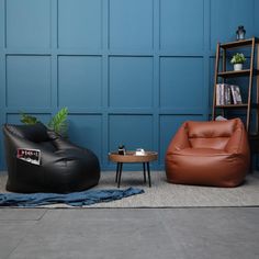 Lazy Sofa Leather Bean Bag  #luxuryhomes #homeshop #decorationidea #decoration #homestuffshop #homedecorationideas #luxuryhome #homegood #decorationideas #homedecorstore #homeshopping #homegoods #homedecorlover https://tinyurl.com/y46s769t Black Bean Bag Chairs, Gaming Bean Bag Chair, Pottery Barn Leather Bean Bag, Bean Bag Chair Brown, Leather Bean Bag Chair, Light Grey Chair, Leather Bean Bag, Sofa Leather, Orange Chair