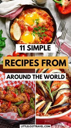 11 simple recipes from around the world