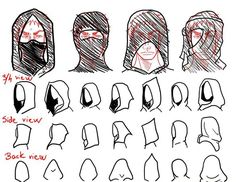 how to draw the head and shoulders of an anime character