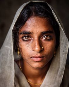 Children Portraits, Nose Piercings, Indian Woman