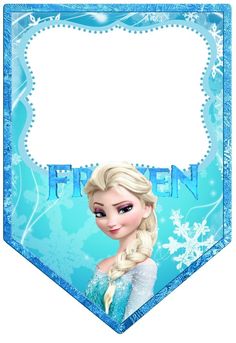 Frozen Birthday Banner, Frozen Banner, Frozen Birthday Party Invites, Happy Birthday Logo, Minnie Mouse Party Decorations, Baby Food Jar Crafts, Minnie Mouse Birthday Decorations, Frozen Birthday Theme, Bubble Guppies Birthday