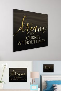 Inspirational to Dream is to Journey ... Foil Print Foil Prints, Uplifting Words, Gold Foil Print, Fade To Black, Foil Print, Gold Foil, Inspirational Words