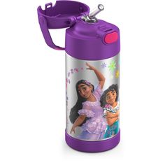 the princess and the frog water bottle is purple