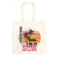 Looking for a cute tote bag to carry all your essentials this summer? This cute Chase The Sun Vintage bag will be perfect to add to your collection. Perfect for a day at the beach or every day life! Cute Rectangular Beach Bag For Travel, Cute Rectangular Bags For Beach Season, Cute Bags For Beach Vacation, Cute Vacation Bags For Beach Season, Cute Rectangular Beach Bags, Fun Rectangular Canvas Bag For Vacation, Fun Summer Shoulder Bag For Everyday, Fun Summer Everyday Shoulder Bag, Fun Everyday Summer Shoulder Bag