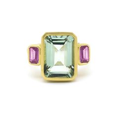 Emerald Cut Aquamarine Engagement Ring, 14k Gold Wedding Ring, Pink Sapphire Ring, Gemstone Bridal Ring, Art Deco Aqua Birthstone Gold Ring ---------------------------------------------------------------------------------------------------------------------------------------------------- ◈ Item Details ◈ Metal : Sterling Silver Metal Purity: 925 Parts Per 1000 Style : Vintage Ring  Main Stone : Natural Aquamarine Stone Size : 10X8 mm Stone Carat Weight : 4.50 Ct  ( Approx. ) Shape : Emerald Cutt Wedding Ring Pink, 14k Gold Wedding Ring, Saphir Ring, Pink Sapphire Ring, Aquamarine Engagement Ring, Gold Wedding Ring, Ring Art Deco, Aquamarine Stone, Natural Aquamarine