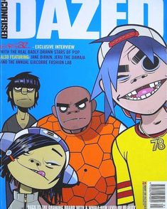 an image of a magazine cover with cartoon characters