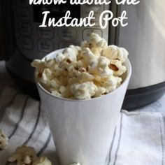 the instant pot popcorn recipe is ready to be eaten